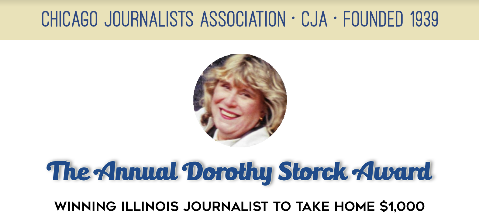 CJA Opens $1,000 Dorothy Storck Award for 2025